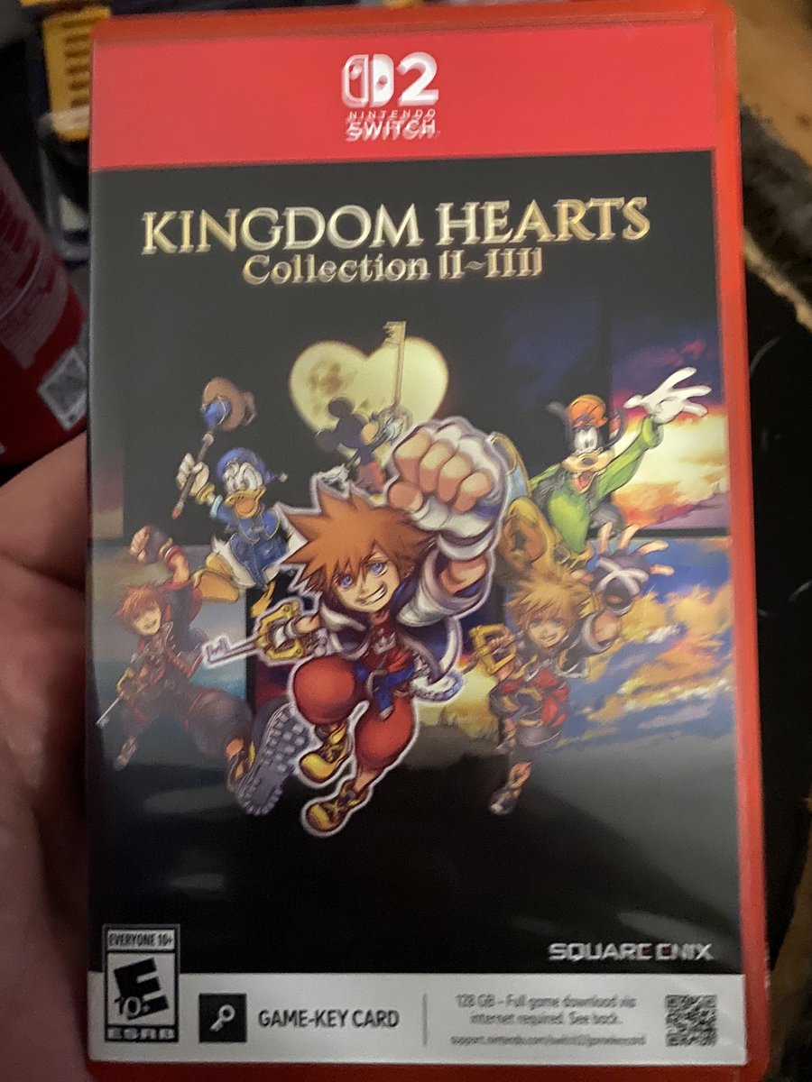whyimDanNY's tweet photo. Newest #GameKeyCard the Square game has arrived let’s go!#KingdomHeartsCollection #NintendoSwitch2 https://t.co/3IYjVn0g2T