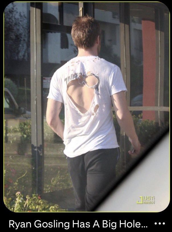 bunnedy69's tweet photo. Ryan Gosling Has A Big Hole… MENTIONED‼️ https://t.co/TlbmWyBy38