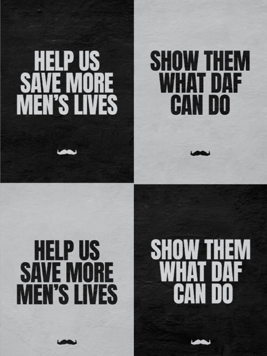 Movember's tweet photo. Today is DAFDay - the largest day of giving for Donor-Advised Funds. People everywhere are increasing the impact of their Donor-Advised Funds by giving together, and we’re thrilled to be part of it. 

Movember accepts DAF donations right on our website. If you have a DAF, this is your chance to join a nationwide wave of generosity and support Movember.