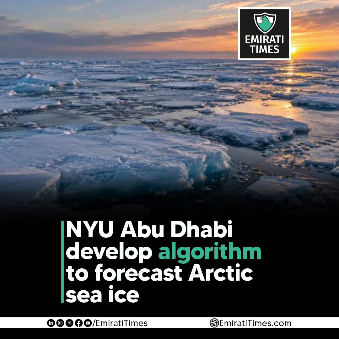 EmiratiTimes's tweet photo. NYU Abu Dhabi develop algorithm to forecast Arctic sea ice
https://t.co/58nVsO5muM
#NYUAbuDhabi #ArcticSeaIce #ClimateResearch #ClimateChange #ArcticClimate #SeaIceForecast #ClimateScience #MubadalaACCESS #EmiratiTimes @NYUAbuDhabi https://t.co/MtmjMtZ2gW
