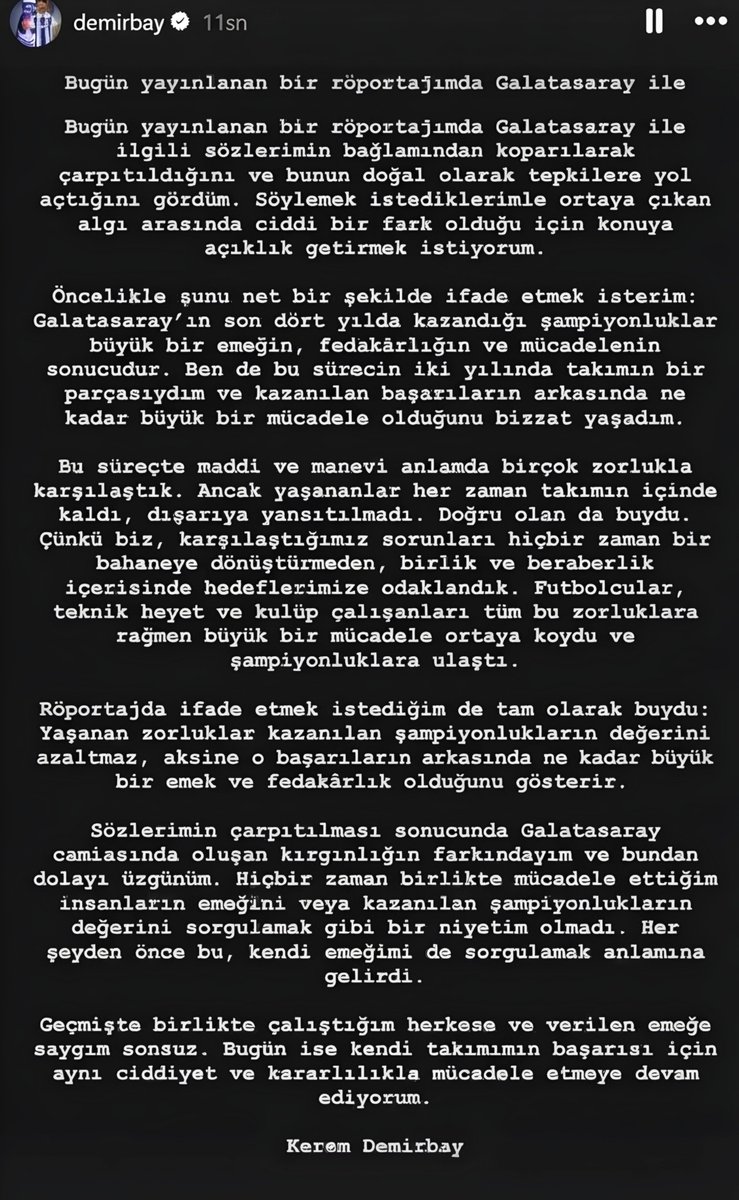 _vlknylmz's tweet photo. Kerem Demirbay Yağız Sabuncuoğlu'na verdiği röportajı ile ilgili açıklama yaptı.

Kuşgillerin algıları yine ellerinde patladı... 🤣 https://t.co/ZjlNbns5Cu