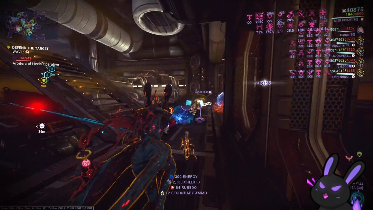 VexxedBunny's tweet photo. Doctor: It's fine, there's no such thing as 5 wisp squad with 350% roar and +216 speed...
5 Wisp Squad with 350% roar and +216 speed:

#warframe #wisp https://t.co/DW3EUd9lo6