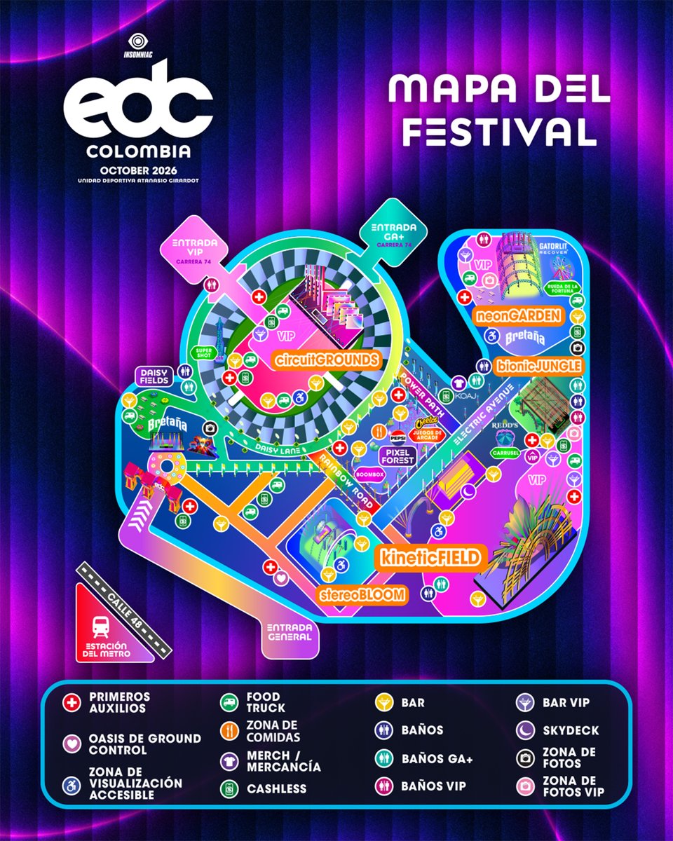 edc_colombia's tweet photo. ¡El conteo final está aquí! 🤩✨ Desliza para todo lo que necesitas saber antes de conocernos por primera vez en Colombia este fin de semana 🫶🇨🇴 https://t.co/Ms9UPZDjOo