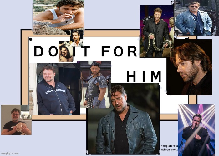 ophiexox's tweet photo. Made this for @baztacular but if anyone else needs some Russel Crowe motivation. https://t.co/2HBEk7DETd