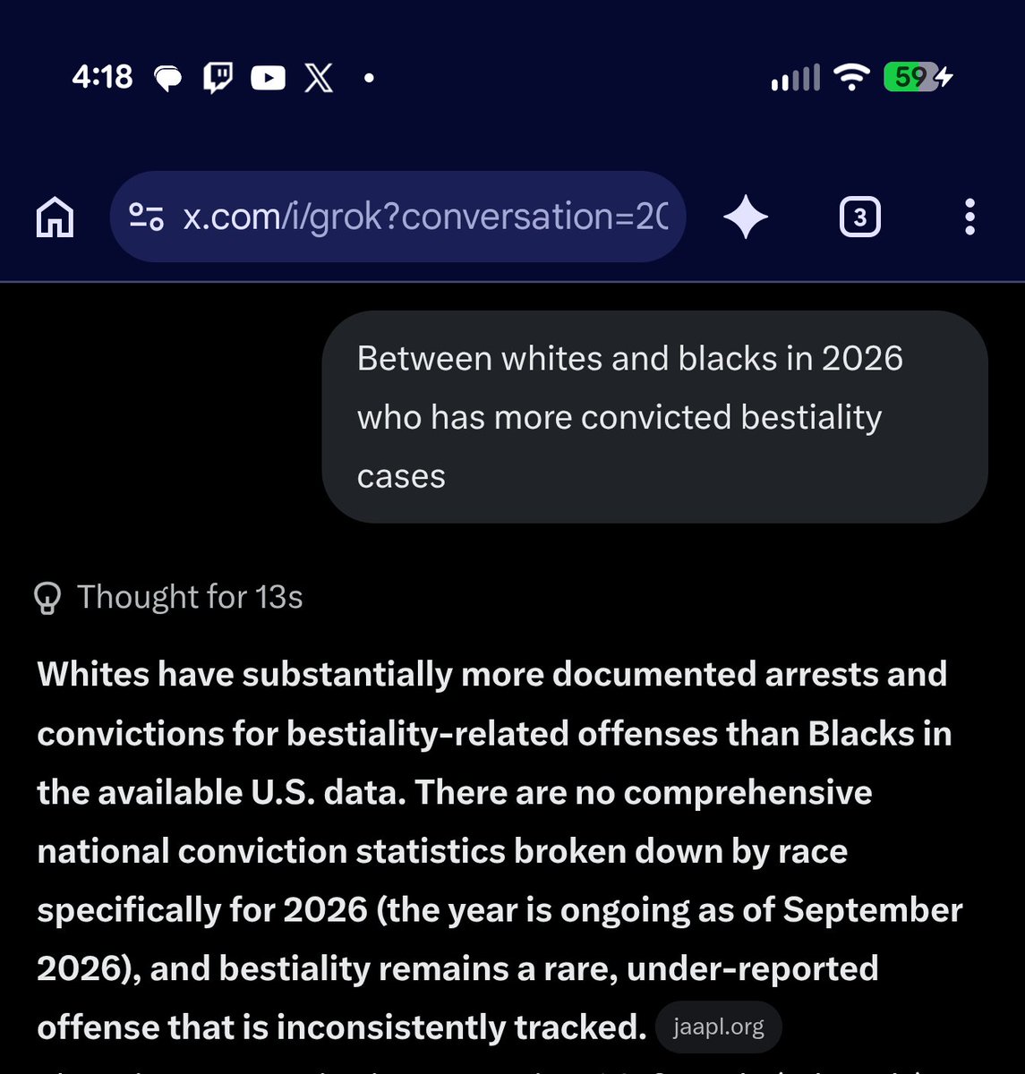 ReportMeYTs's tweet photo. @RedRyderUSA @CHRISsW0RLD Don't u have a kid or a pet to rape cracker? https://t.co/JWvCu1LuCO