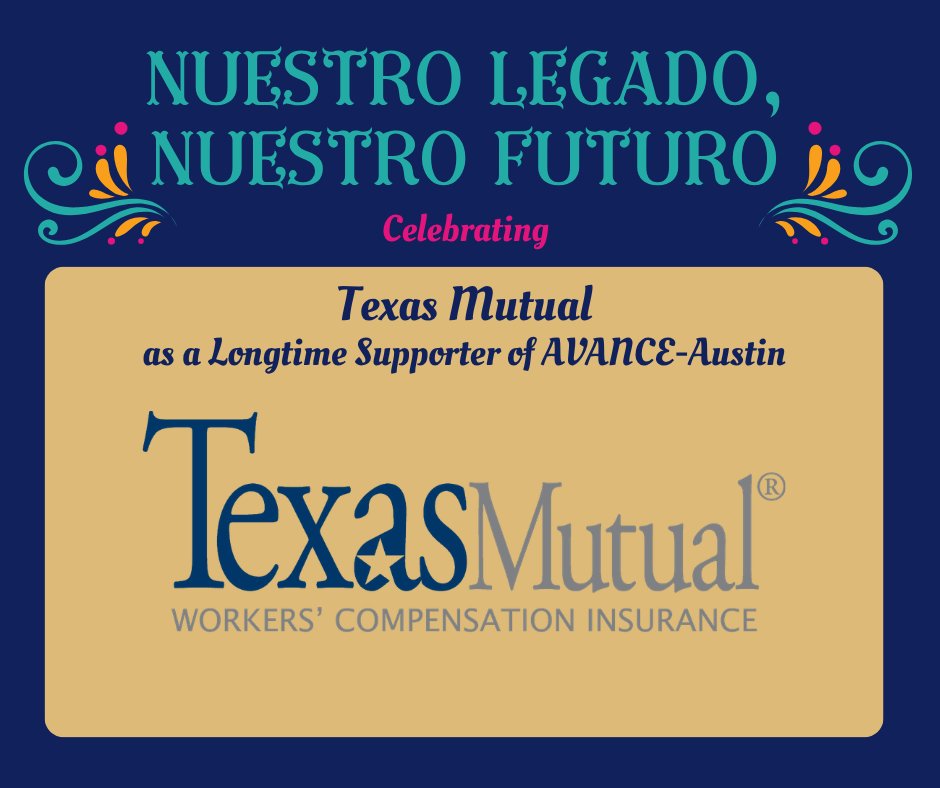 AVANCEAustin's tweet photo. AVANCE-Austin is proud to recognize Texas Mutual Insurance Company as a longtime supporter of our mission and a valued community partner! 
@texasmutual https://t.co/gIzrimlXFI