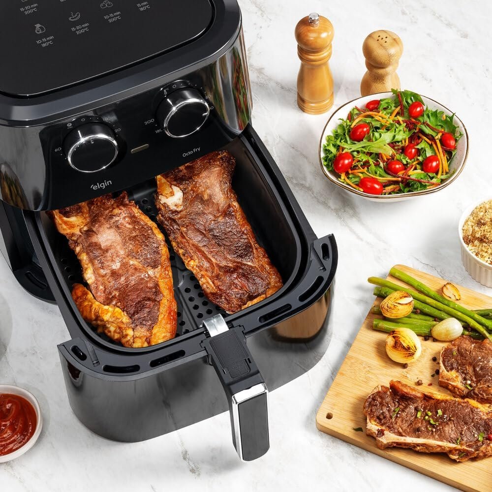MaoDeVacaDesc's tweet photo. 🔥 Fritadeira Air Fryer Octo Fry Elgin – 8 Litros 1.800W
❌ De: R$ 279,98
✅ Por: R$ 237,98
🔗 Acesse aqui: https://t.co/iV8pIsLTjw https://t.co/9Hg8BGvuOd