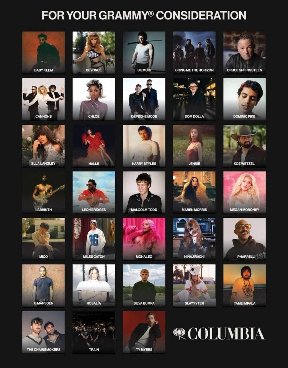ShowbizByPS's tweet photo. 2027 Grammy FYC banner from Columbia Records (via Star at GoldDerby / Billboard). https://t.co/pzhBGlpPuh