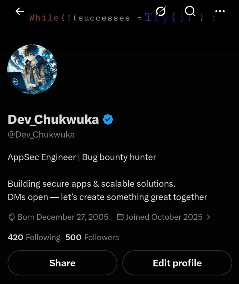 Dev_Chukwuka tweet picture