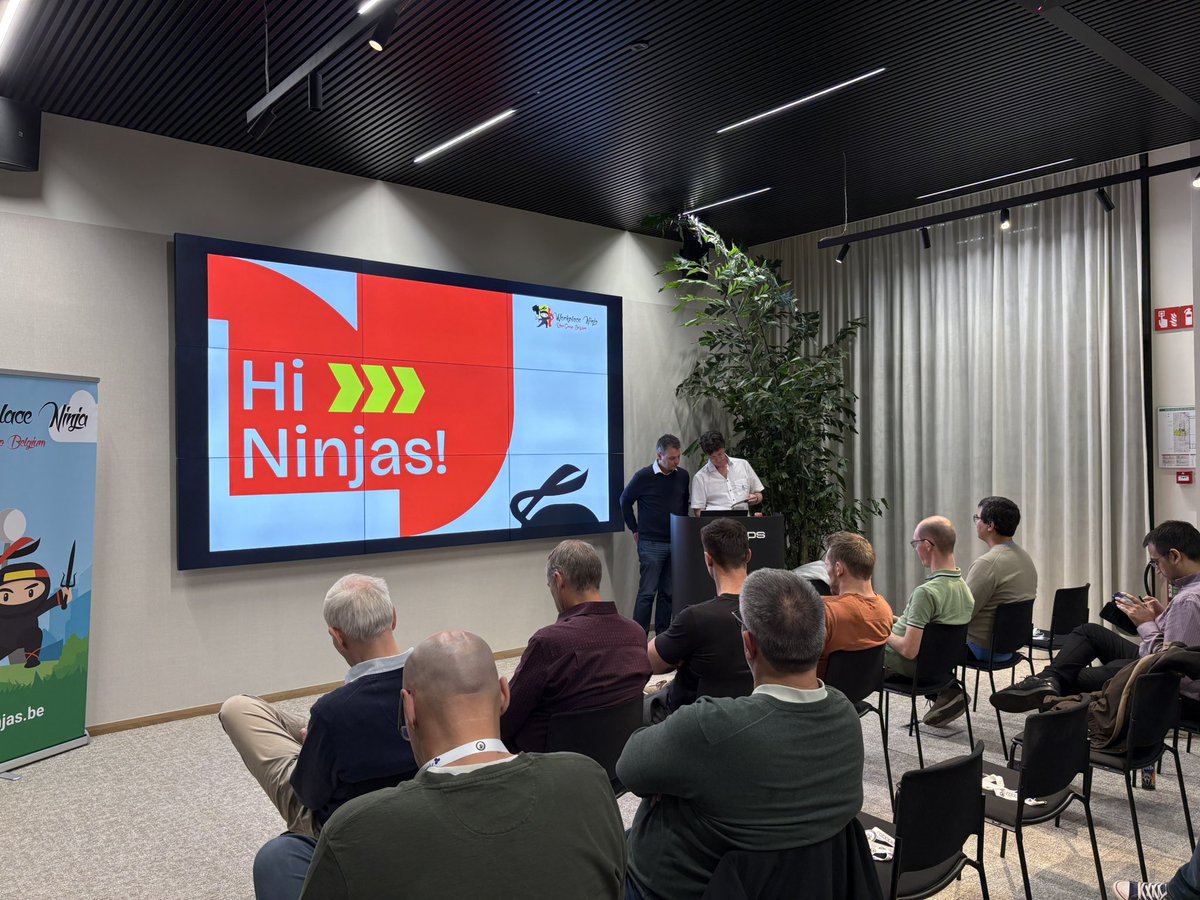 ErikMoreau's tweet photo. 2nd session of the evening @wpninjasbe event ‘The Summit Edition’ by @TheWMIGuy and @TomDegreef on ‘Windows Application Allow Listing - Notes from the field’ #Community #MVPBuzz #Intune #AppControl https://t.co/fbmAwrVm2i