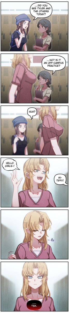 Merryweatherey's tweet photo. Goth Girl &amp; The Jock #53 https://t.co/IClnjcs1pc