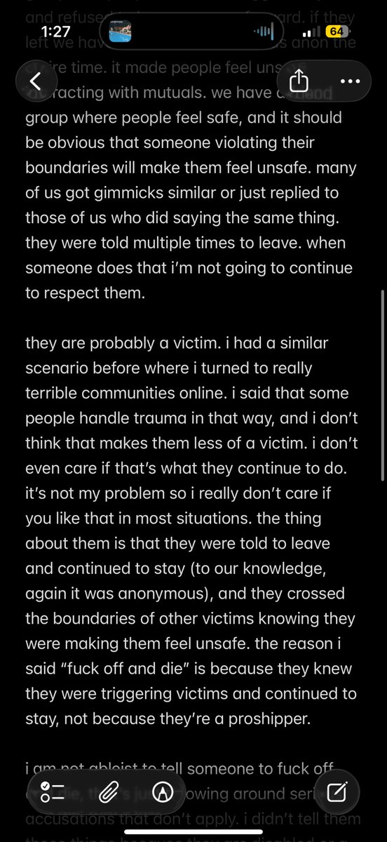 rickoomf's tweet photo. it seems to me like people don’t understand my point, so i’ll explain. i know it’s long, but im going to defend myself if im called ableist. terms like that shouldn’t just be thrown around https://t.co/U80Nm5h7uu