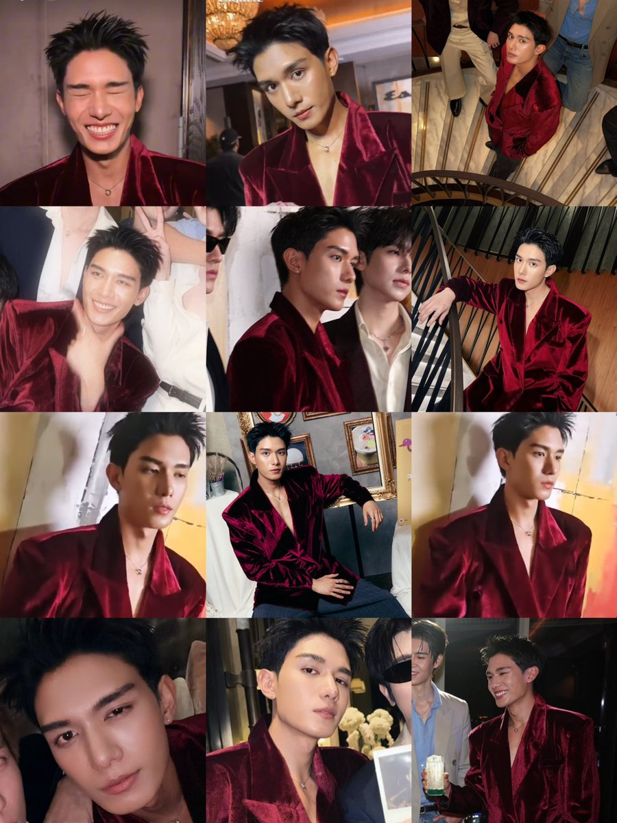 nutnicha_snj's tweet photo. เรื่องของเรื่องคือ ไม่ค่อยจะชอบเสื้อแดงกำมะหยี่เท่าไหร่หรอกนะ เดี๋ยวมันจะเก็บเอาไปฝัน😭😭😭🫶รักลุคงานกลางคืน 

#netsiraphop ♡‧₊˚ @netsiraphop https://t.co/BFoPdJUhrW