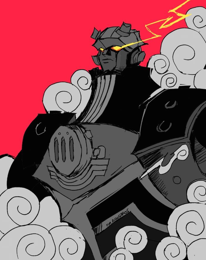 GENCZILLA's tweet photo. Big O sketch https://t.co/xVdmn0Cb5v