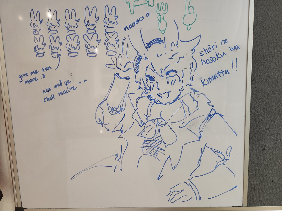 Hayaang1's tweet photo. i really did miss drawing on a whiteboard https://t.co/z29o5LDb9e