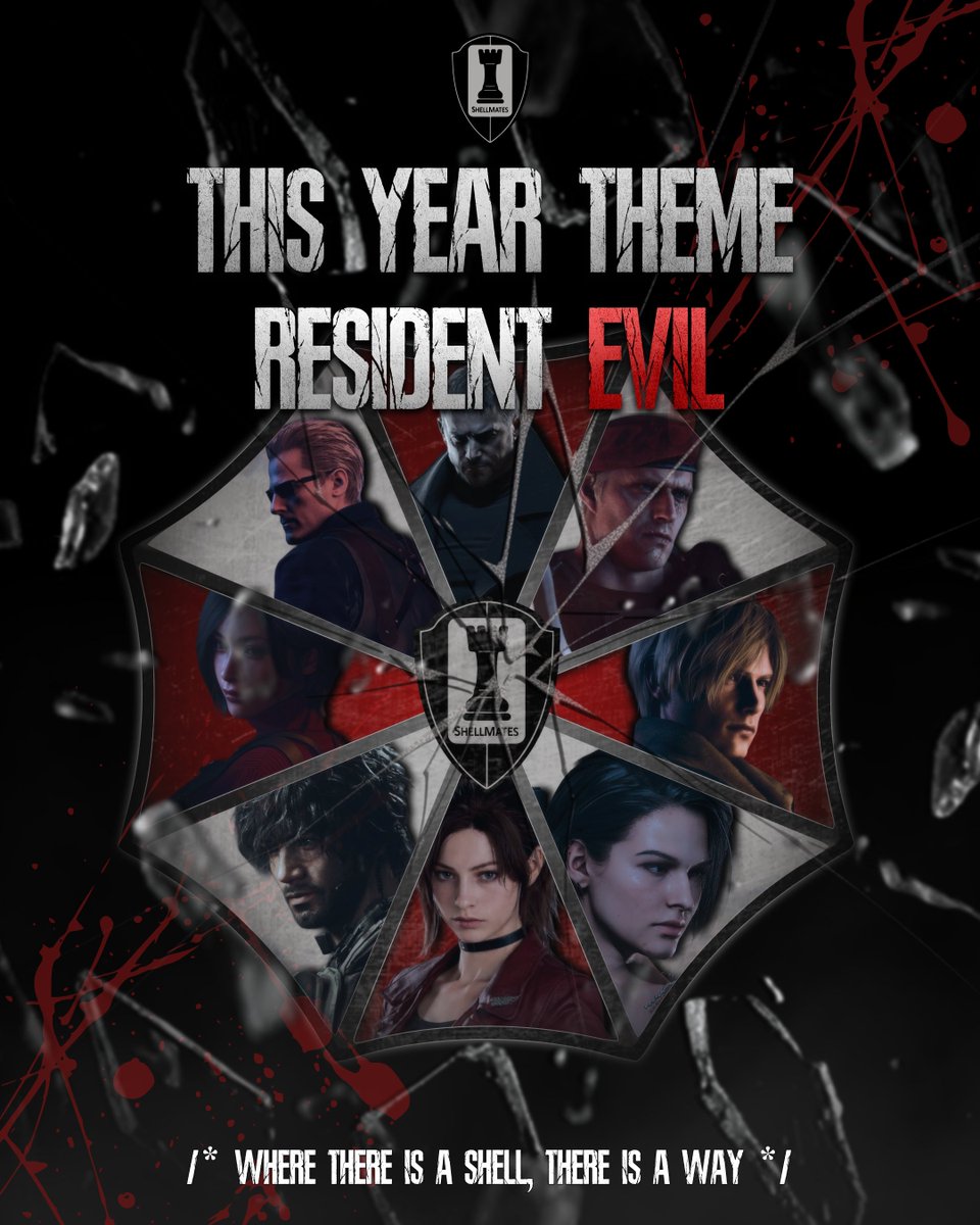 shellmates's tweet photo. 🧬 THE BIG REVEAL.
This year, Shellmates is bringing Resident Evil to Welcome Day.
The malware is already inside.
The outbreak has begun.
Do you have what it takes to contain it before chaos takes over?
See you on Welcome Day, Recruit.
#Shellmates #WelcomeDay #ResidentEvil https://t.co/2wioRBNcpL