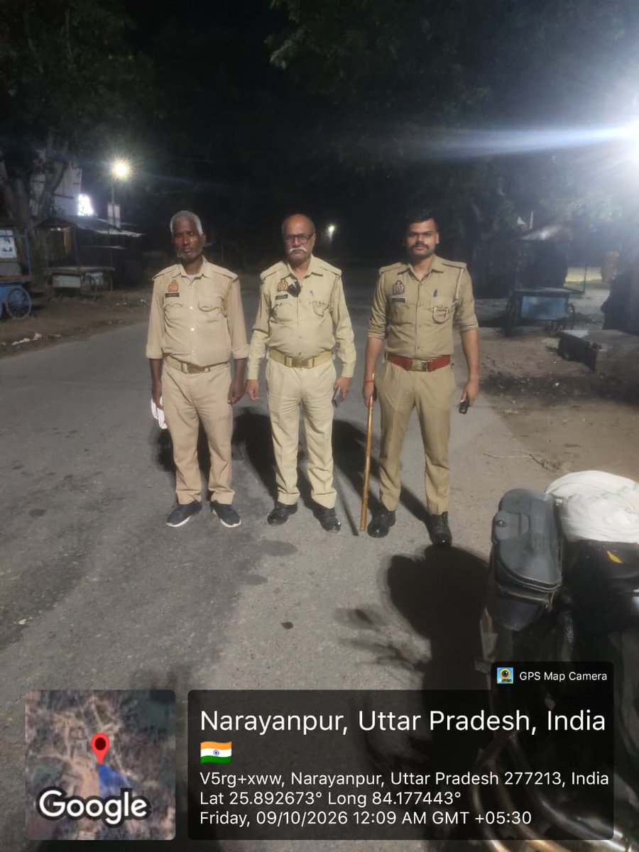 balliapolice's tweet photo. #रात्रि_गश्त_व_चेकिंग #SPBallia के निर्देशन में जनपद में शांति,सुरक्षा एवं कानून व्यवस्था बनाए रखने के दृष्टिगत #Ps_बांसडीह पुलिस द्वारा रात्रि में निरन्तर भ्रमणशील रहते हुए संदिग्ध व्यक्तियों/वाहनो की चेकिंग की जा रही है। #Ballia
@Uppolice
@dgpup
@digazamgarh https://t.co/i1g8KtKHA8