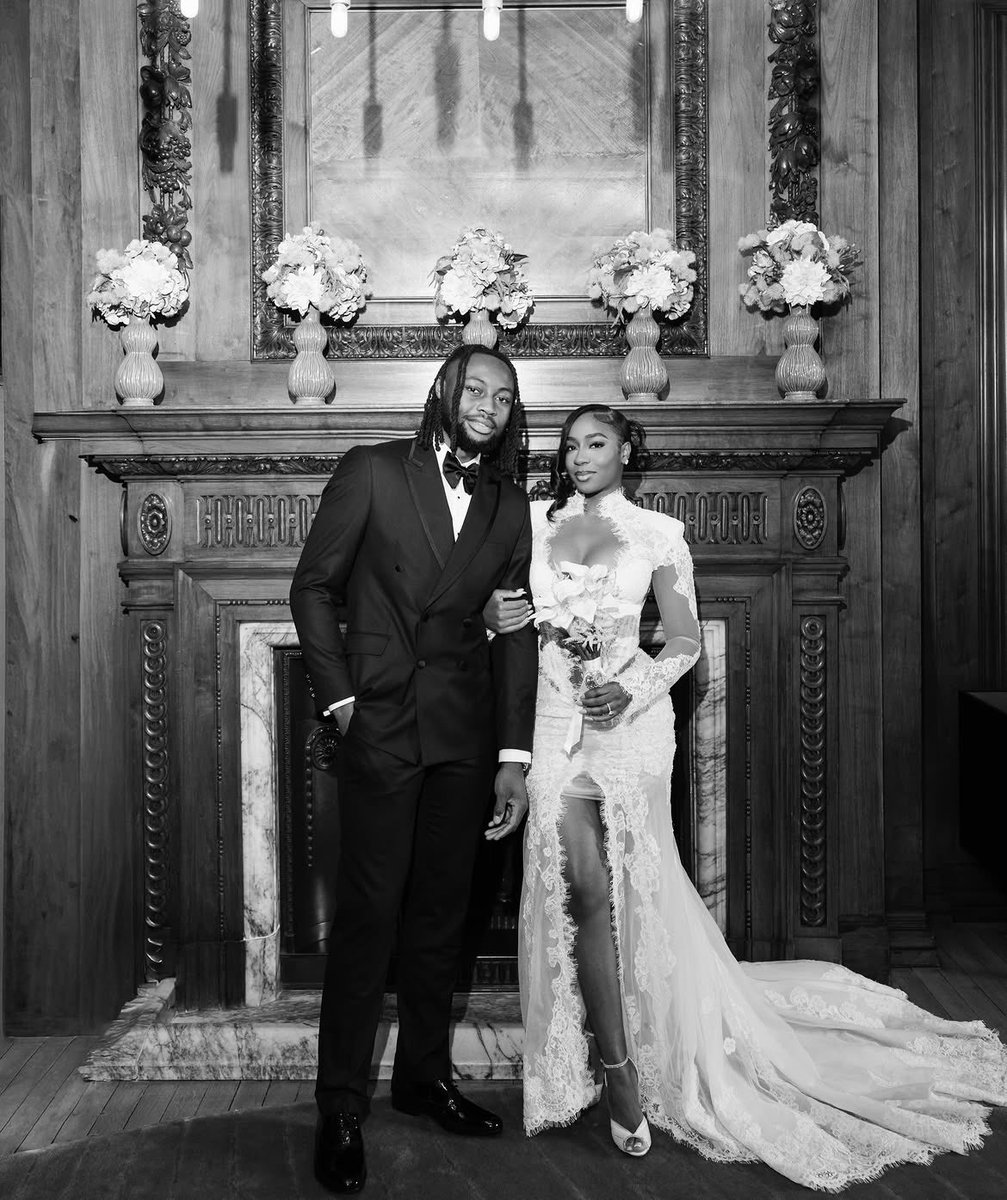 AthleteVanity's tweet photo. Antoine Semenyo and Jordeen Buckley are now married 🥹❤️ https://t.co/qA6bqJMogB
