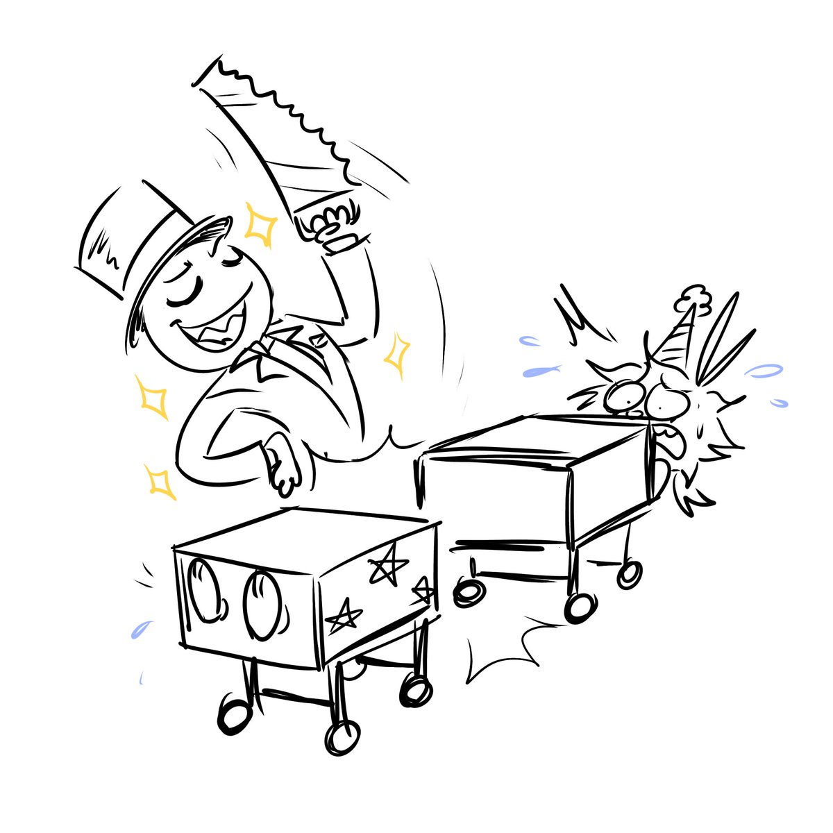 darkji_'s tweet photo. 8 day of #yourstober2026 !
Peter the Magician! 🪄🎩
Would you go to his show?👀
#Ybg #yourboyfriendgame #yourboyfriendgamefanart #peterdunbar https://t.co/netC9TL1PH
