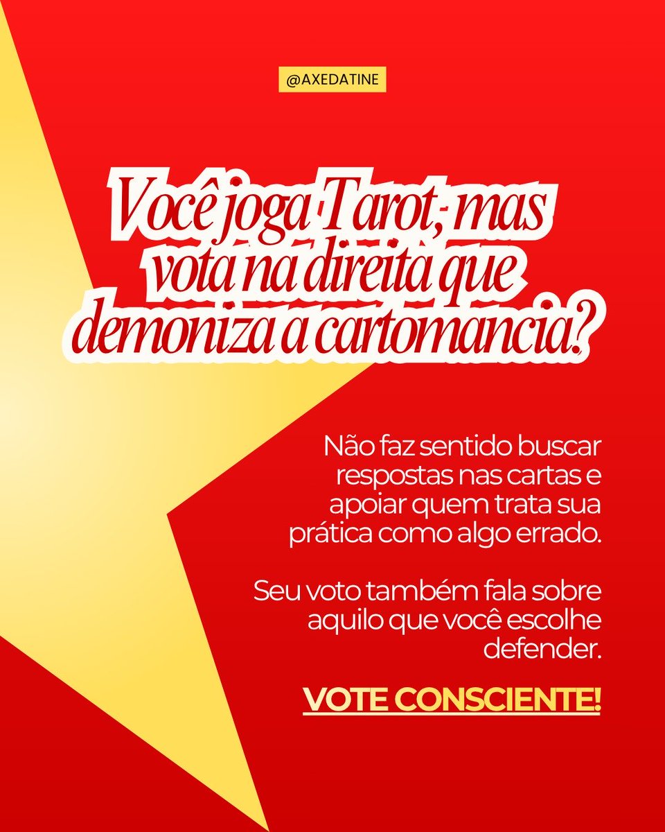 tarotdatine's tweet photo. vote consciente! ❤️⭐️🤝 https://t.co/iGJaFdIMFr