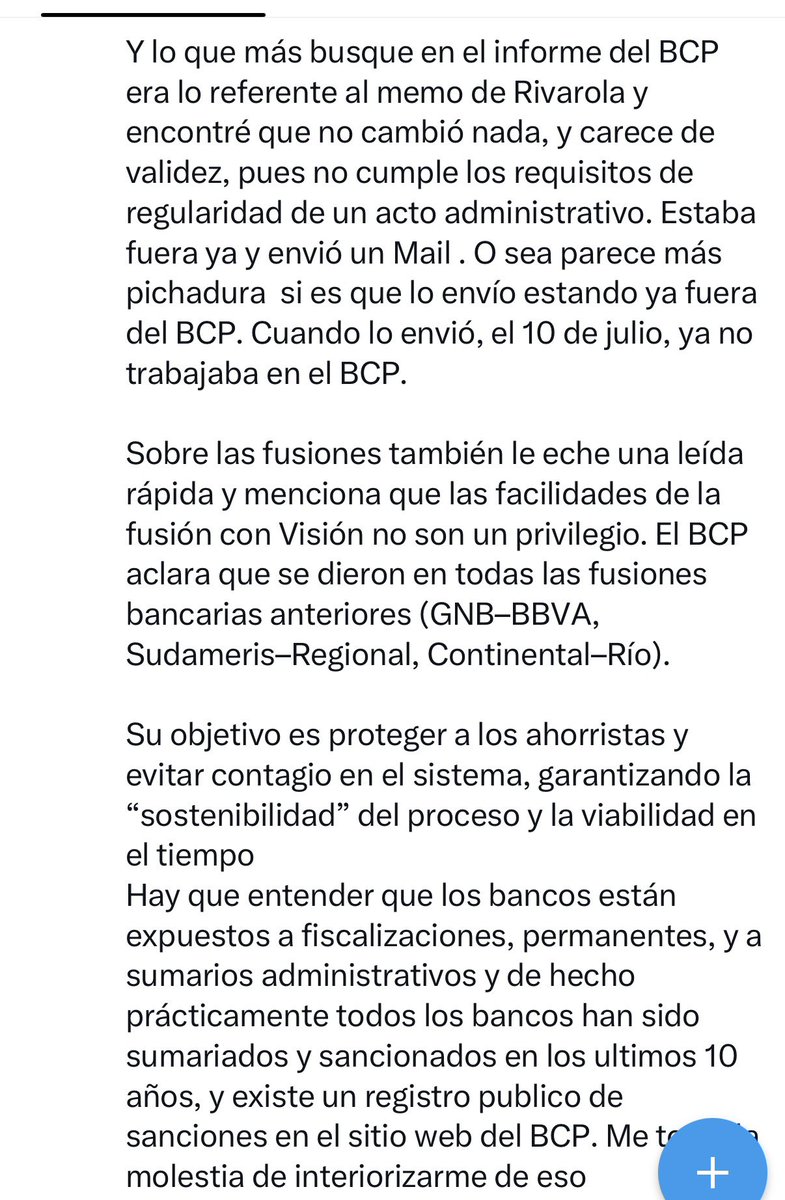 Directo_Py's tweet photo. 📝 DIONISIO AMARILLA: "UENO GOZA DE BUENA SALUD, NO HAY CRISIS"

Tras informe del @BCP_PY, el senador dice que el Central actuó "en tiempo y forma" y que sumario es proceso ordinario. Exceso de exposición fue corregido en plazo legal, afirma.

@uenopy @DionisioAmarill https://t.co/tvt0UZLIJe