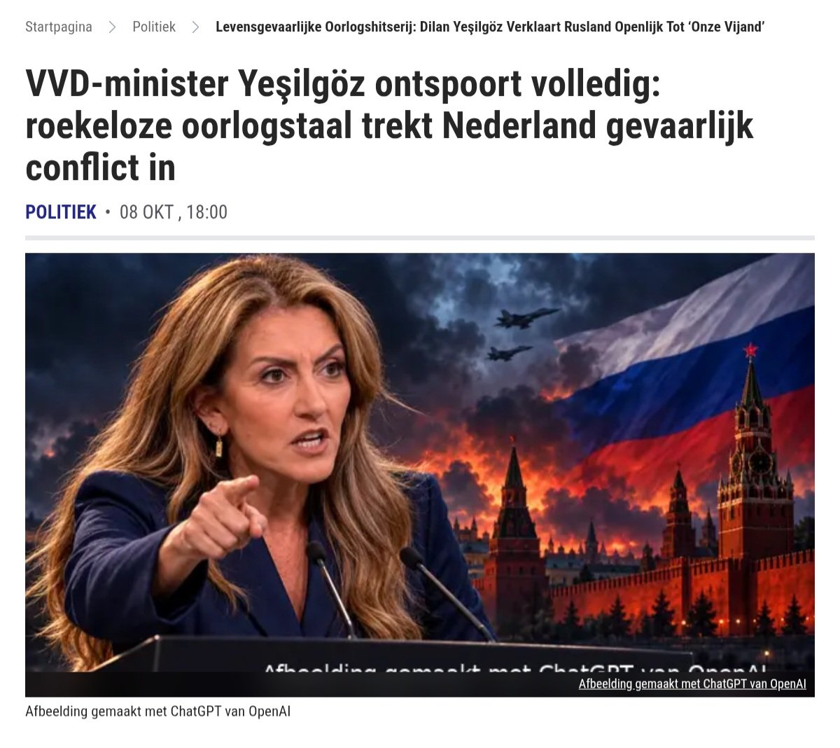 arjenschaap's tweet photo. Volgens Artikel 100 van het Wetboek van Strafrecht is het STRAFBAAR om:

"OPZETTELIJK HANDELINGEN TE VERRICHTEN WAARDOOR NEDERLAND HET GEVAAR LOOPT IN EEN #OORLOG BETROKKEN TE RAKEN."

Dus @ministerieJenV en @Het_OM,

Wat gaat U met deze wetsovertreder, #DilanYesilgoz,  doen? https://t.co/JwZxCU9uHZ