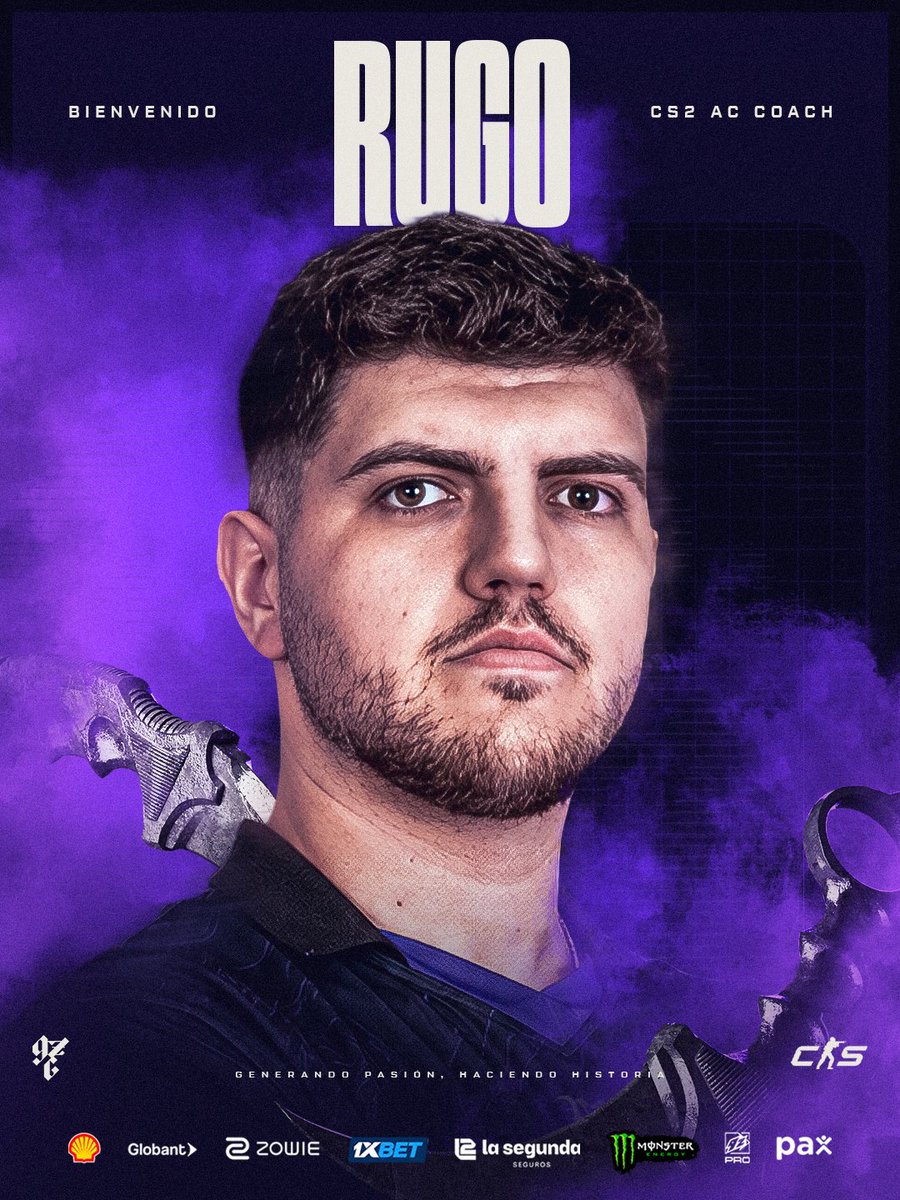 9zTeam's tweet photo. RUGO VUELVE COMO COACH DE 9Z ACADEMY 💜

El forjador de promesas vuelve a La Violeta para asumir nuevamente el rol de coach de #9zAcademy y será el encargado de evaluar a los nuevos talentos desde nuestro Hub de Faceit.

La escuela de Zubeldía sigue viva, bienvenido de nuevo @rugocsgo! 🇦🇷💜