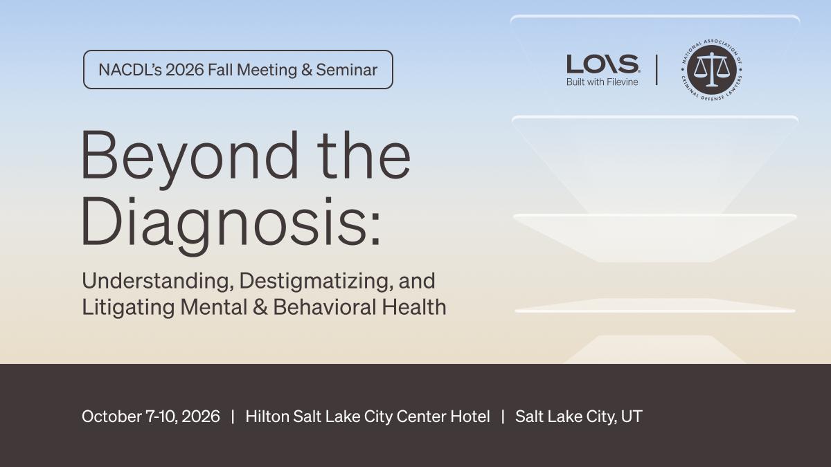 filevine's tweet photo. Day 2 at @NACDL's Fall Meeting &amp; Seminar. The conversations happening here about mental health, stigma, and the realities of criminal defense are exactly why this work matters. Proud to be a Gold Sponsor. #NACDLFall https://t.co/XXntce3dfh