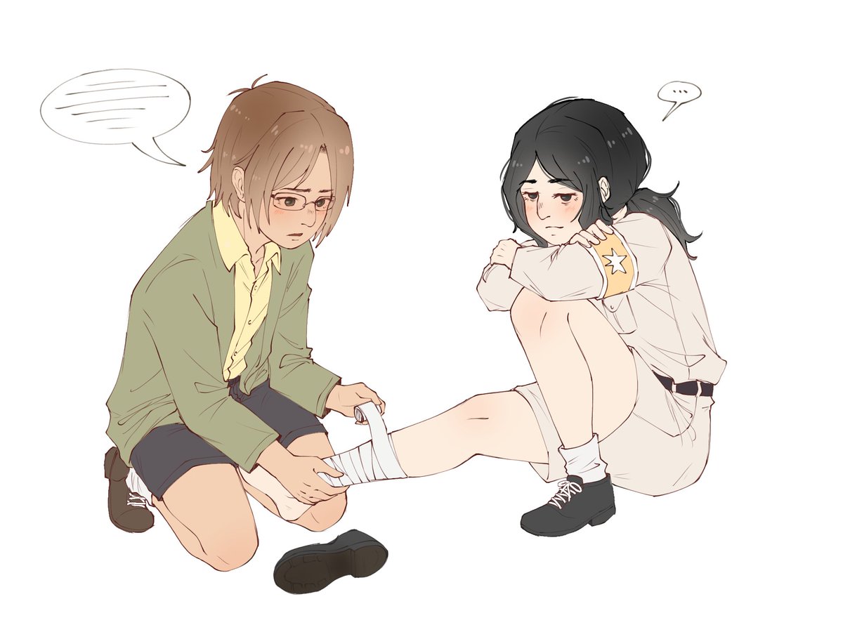 filohanpi's tweet photo. Kid Hange and Pieck #pikuhan https://t.co/KbZsHFktLJ