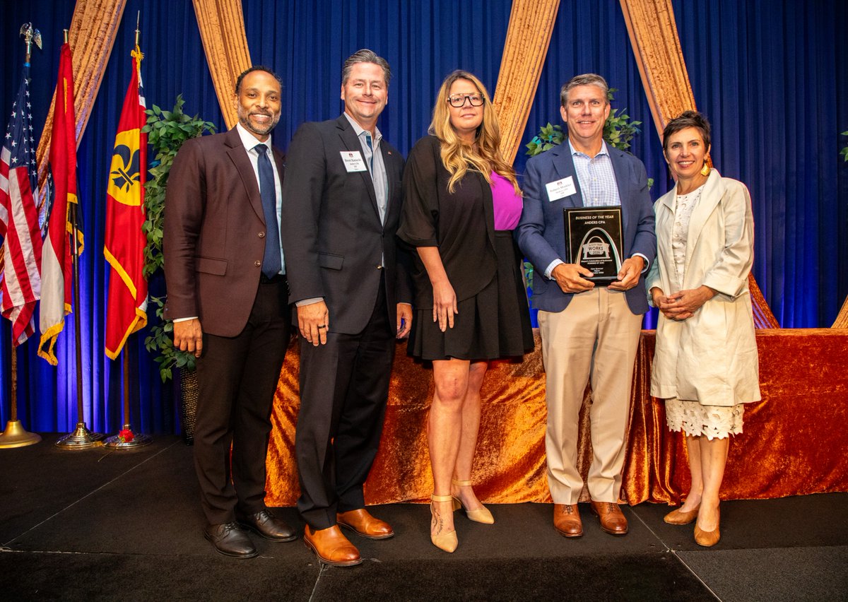 ANDERSCPA's tweet photo. Anders was recognized as a Business of the Year at the 2026 Mayor’s Celebration of Businesses! 🎉
For more than 60 years, St. Louis has been part of our story, and we remain committed to investing in the community we call home.
Read more: https://t.co/65N9Sv0TRO
#Anders #StLouis https://t.co/el9PNwho7x