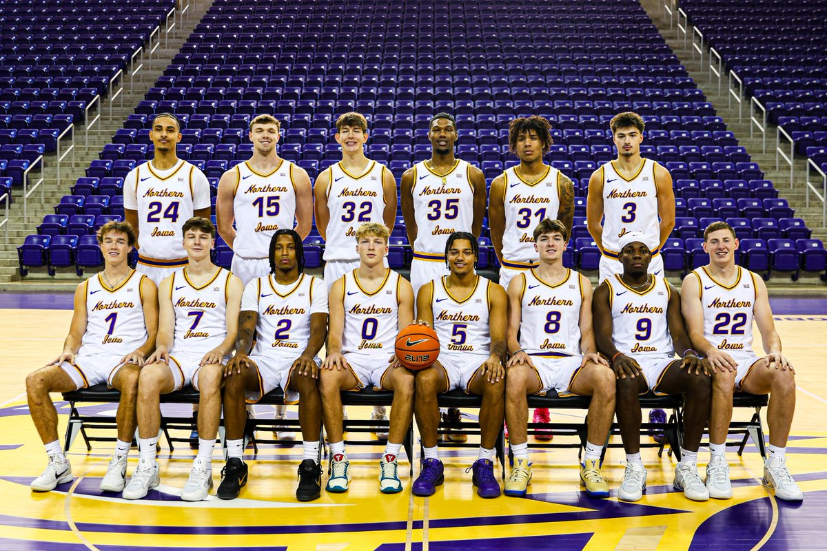 UNImbb's tweet photo. One for the yearbook‼️ 

Introducing your 2026-27 UNI men's basketball team! 📸🏀 

#EverLoyal | #LegacyEra | #CSR https://t.co/WwaIPPMZad