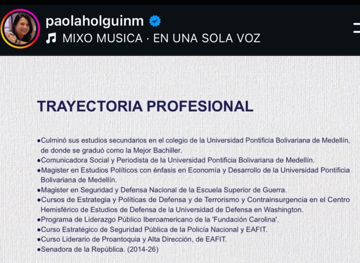 RichiMalagonS's tweet photo. Ministra, usted misma había publicado que tenía maestría. ¿Por qué no mejor renuncia y deja de mentirle a los colombianos? https://t.co/NXMgHM7bCw