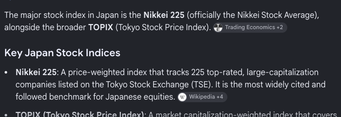 NietzscheanCZ's tweet photo. We have so many Japanese narratives but no official Japanese stock or index to pair to: NI225 Nikkei 225 https://t.co/tnoVuDpjg6