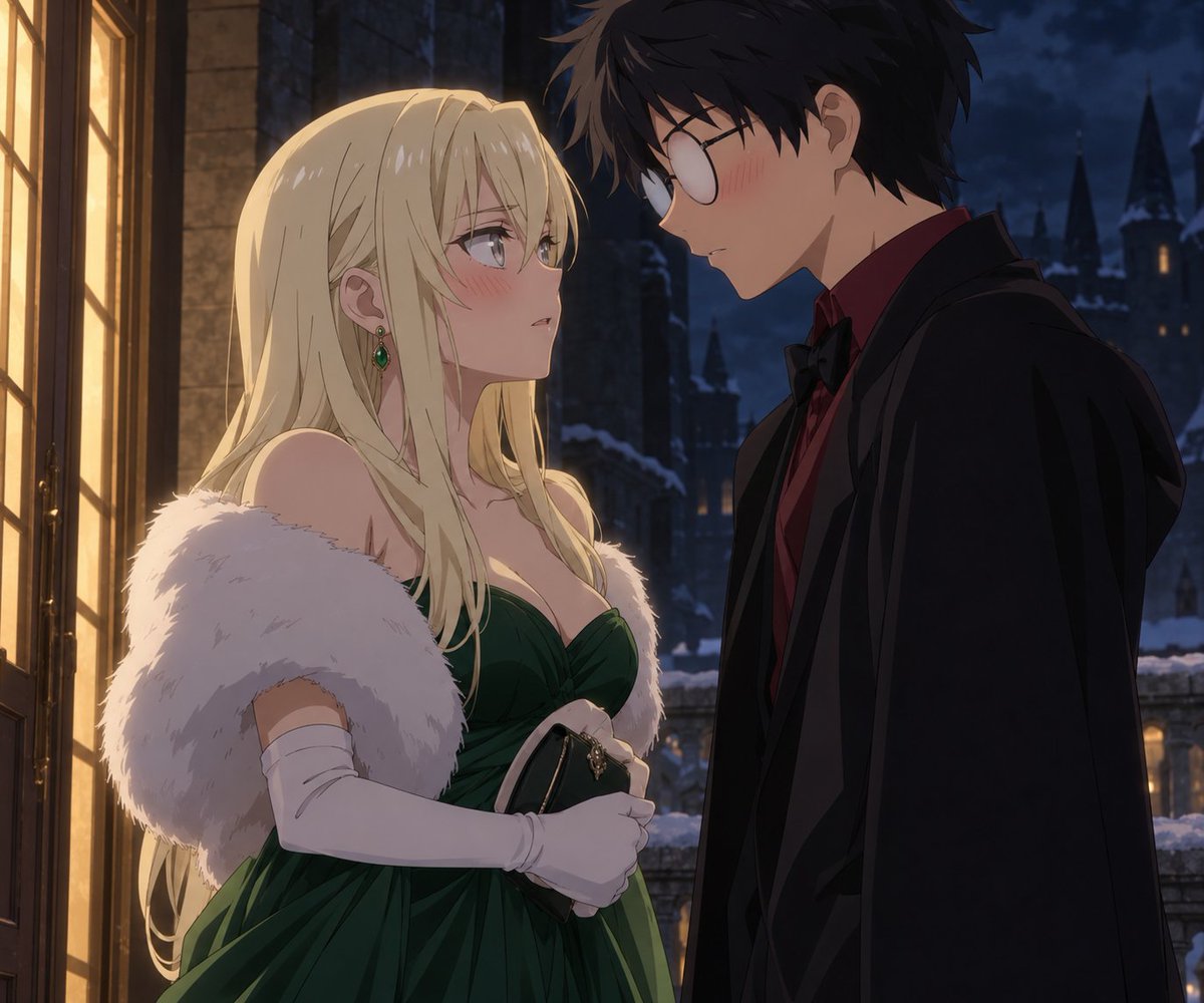MrGenguin's tweet photo. Yearning at the Yule Ball
#Malfoid https://t.co/PHvcPVH8Fu