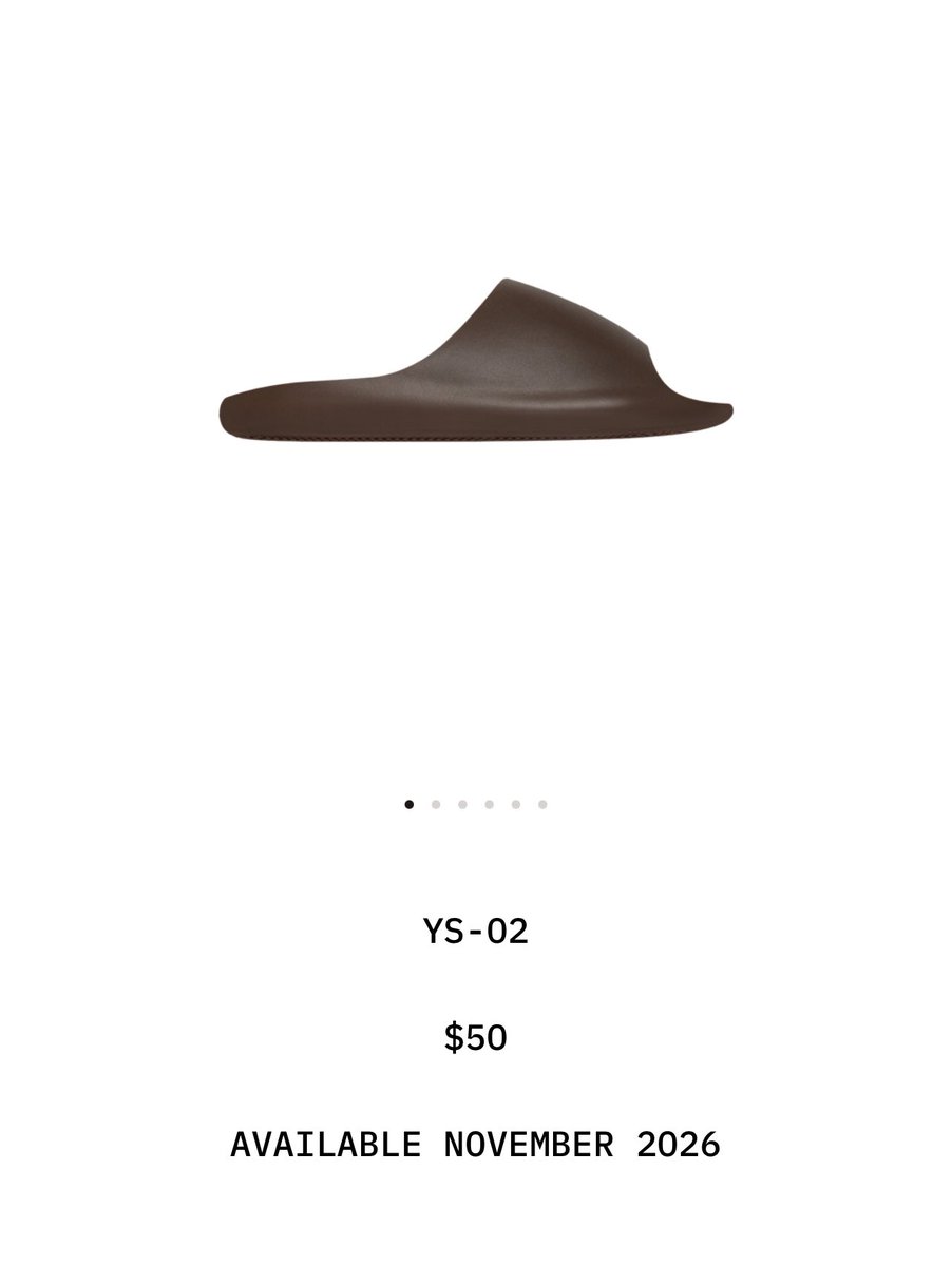 theyeezymafia's tweet photo. YS-02
BROWN
MOVED TO NOVEMBER 2026 https://t.co/hunaqDchgB