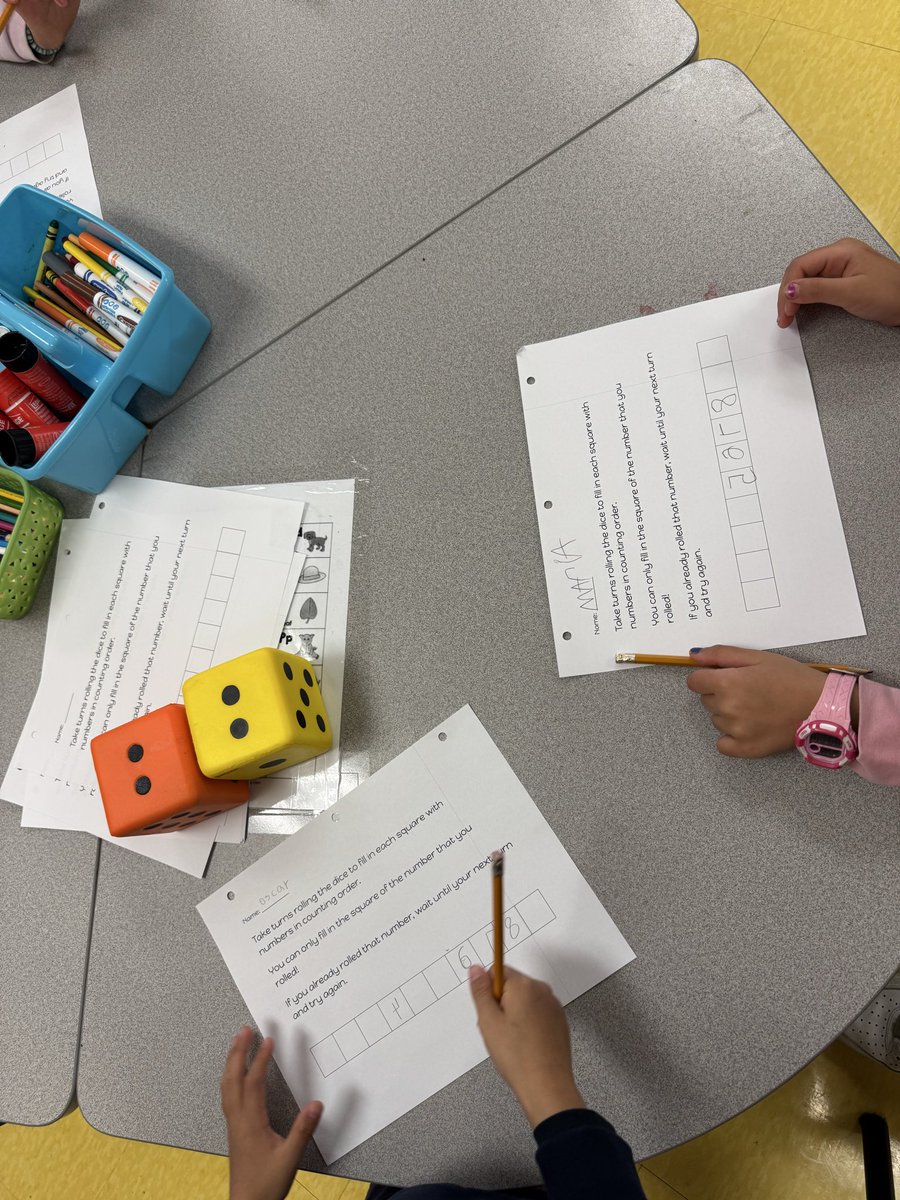 MissPanetta's tweet photo. Some fun math centres to practice our number sense! @StCeciliaOCSB
#Grade1 #MathFun #NumberSense https://t.co/u2pZOAgsLq