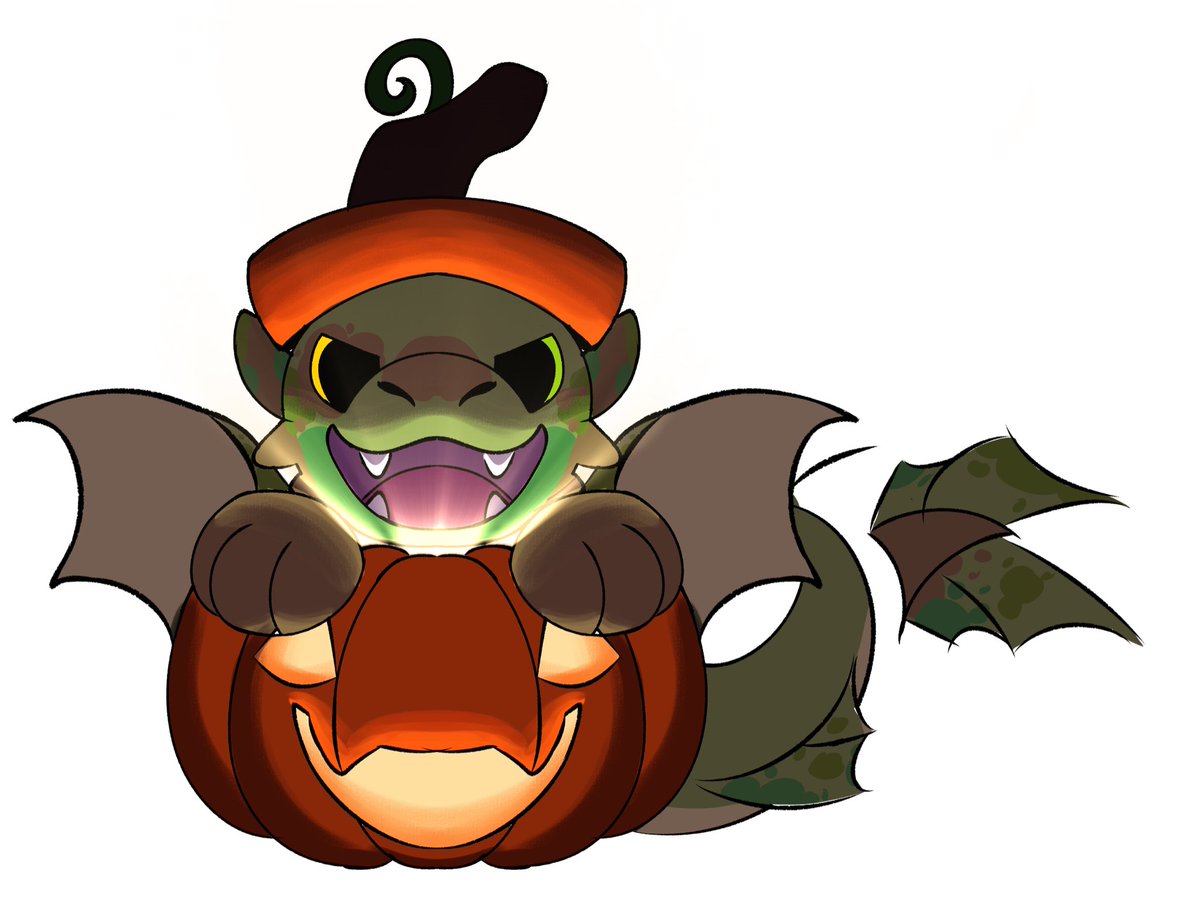 imsowhimiscal's tweet photo. TREE LEAPER JUMPSCARE BOOO

comm done by @NARAXONA :3

#httydart #halloween #pumpkin #night_fury #art #color https://t.co/sm3ypwZalV