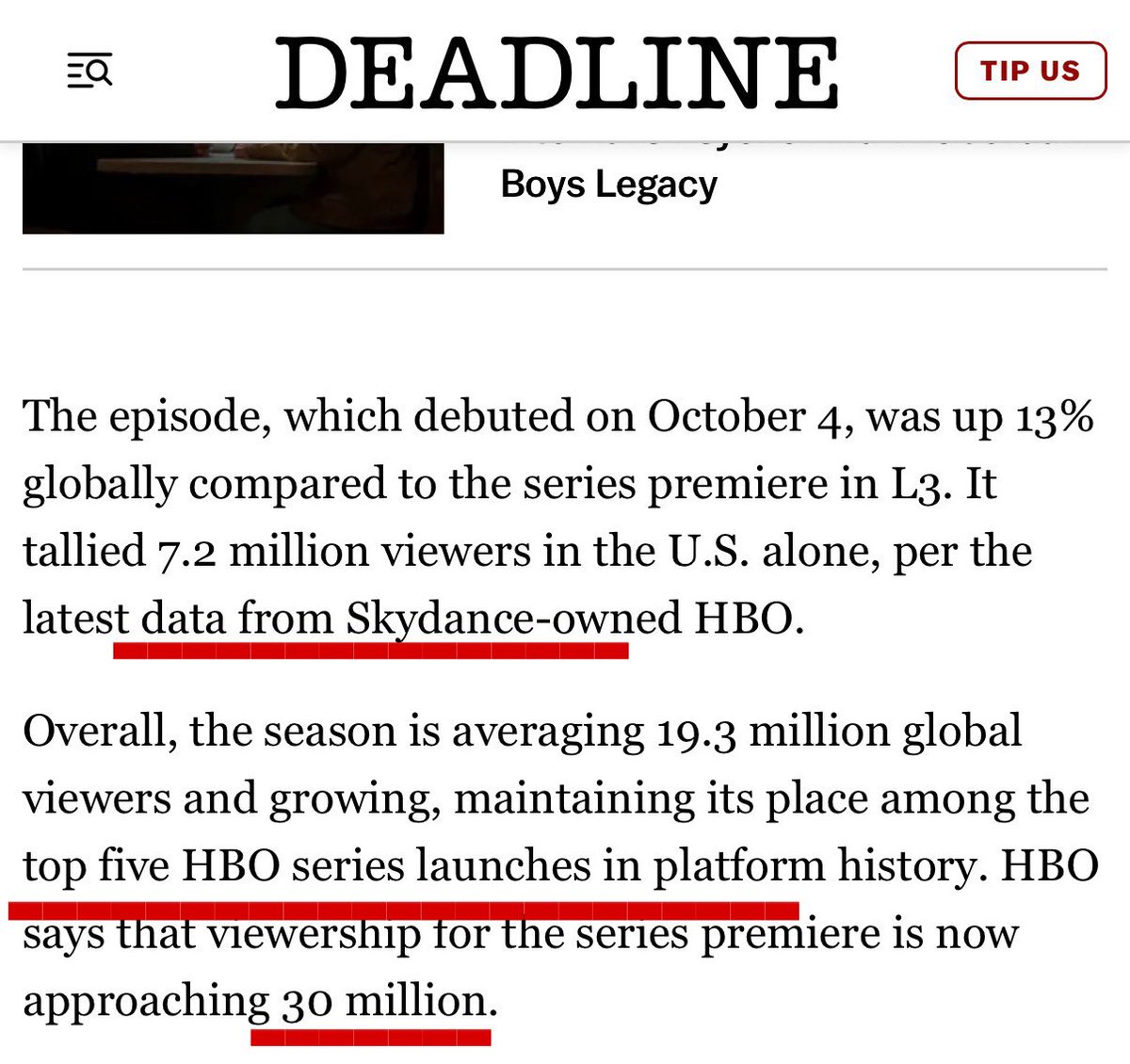 yara_wayne's tweet photo. Te podrá gustar la serie, la podrás odiar, podrás pensar que Gunn se debe ir, podrás pensar que no, 
Pero los números no mienten. 

Esto sigue subiendo…. 
Data que viene directo de Skydance. https://t.co/1LrIeNVlgA