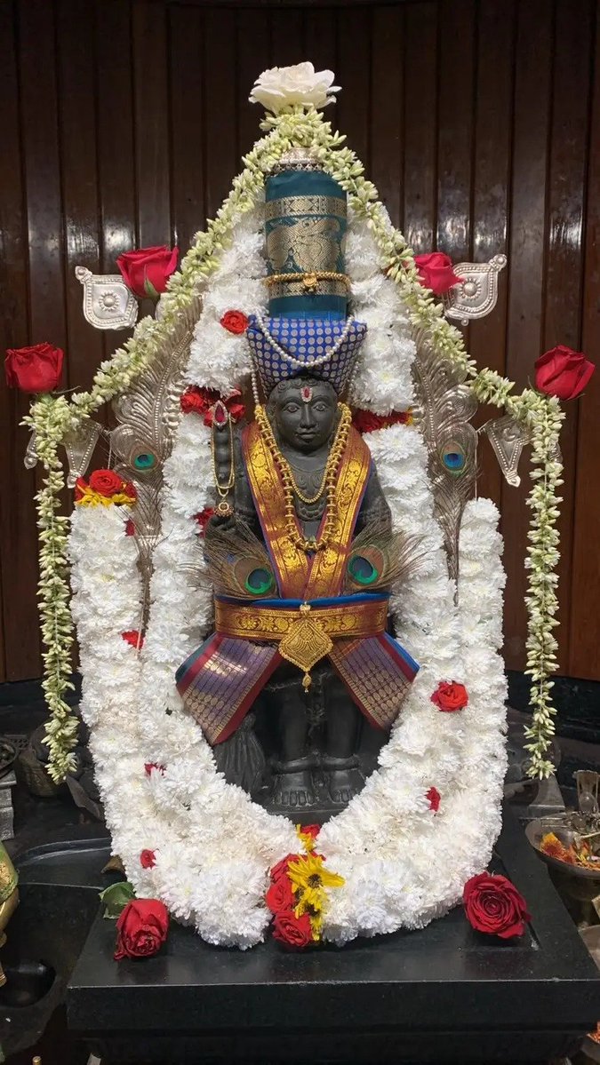 PuthigeSri's tweet photo. Oct 8th'26: Daily Alankara Darshana of Saligrama Shila Sri Krishna at Sri Puthige Matha,Edison,NJ,USA https://t.co/c52UVaQGJG