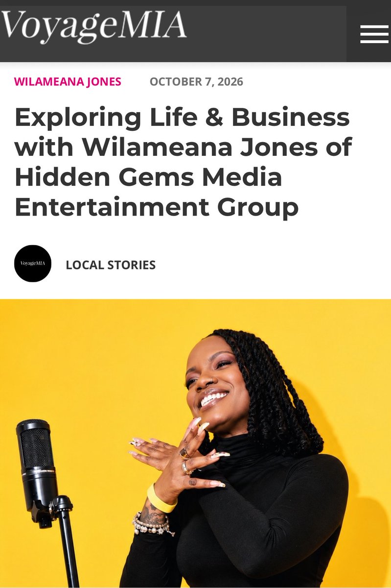 ItsEmpressRaw's tweet photo. Check out my latest interview on voyage mia right here:: https://t.co/3lH4DV0hnO https://t.co/YVSlx78oRx