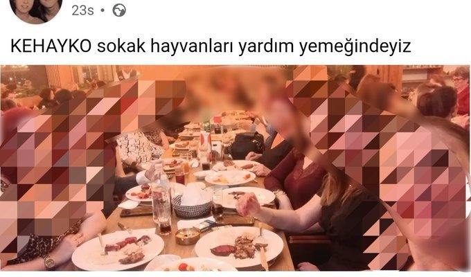 izmir__31's tweet photo. Dünyanın hiçbir yerinde 'hayvan hakları' derneği kurup topladığınız bağışlarla çektiğiniz et ziyafetini paylaşamazsınız. 1 tane sirk hariç. https://t.co/5spWS7OFV0