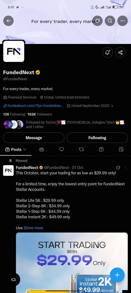 Chrisjoe8141's tweet photo. @Techriztm @PsychedeliaAcad @Kelvintalent_ @FundedNext Done sir 😁 https://t.co/KCsJNAccZI