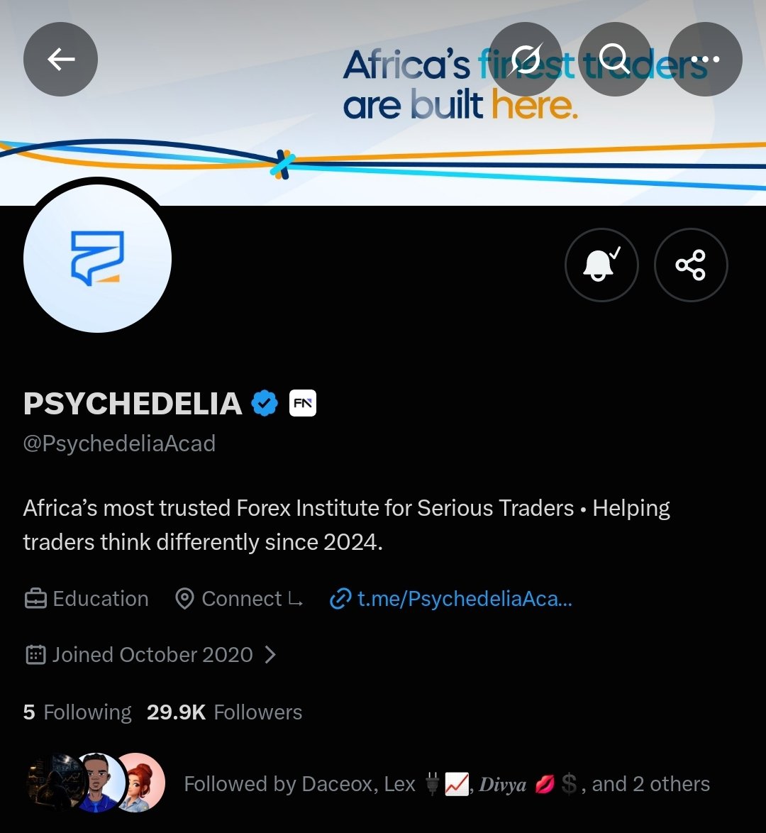 JoedaveForex's tweet photo. @Techriztm @PsychedeliaAcad @Kelvintalent_ @FundedNext Done https://t.co/fV41v4VFhV