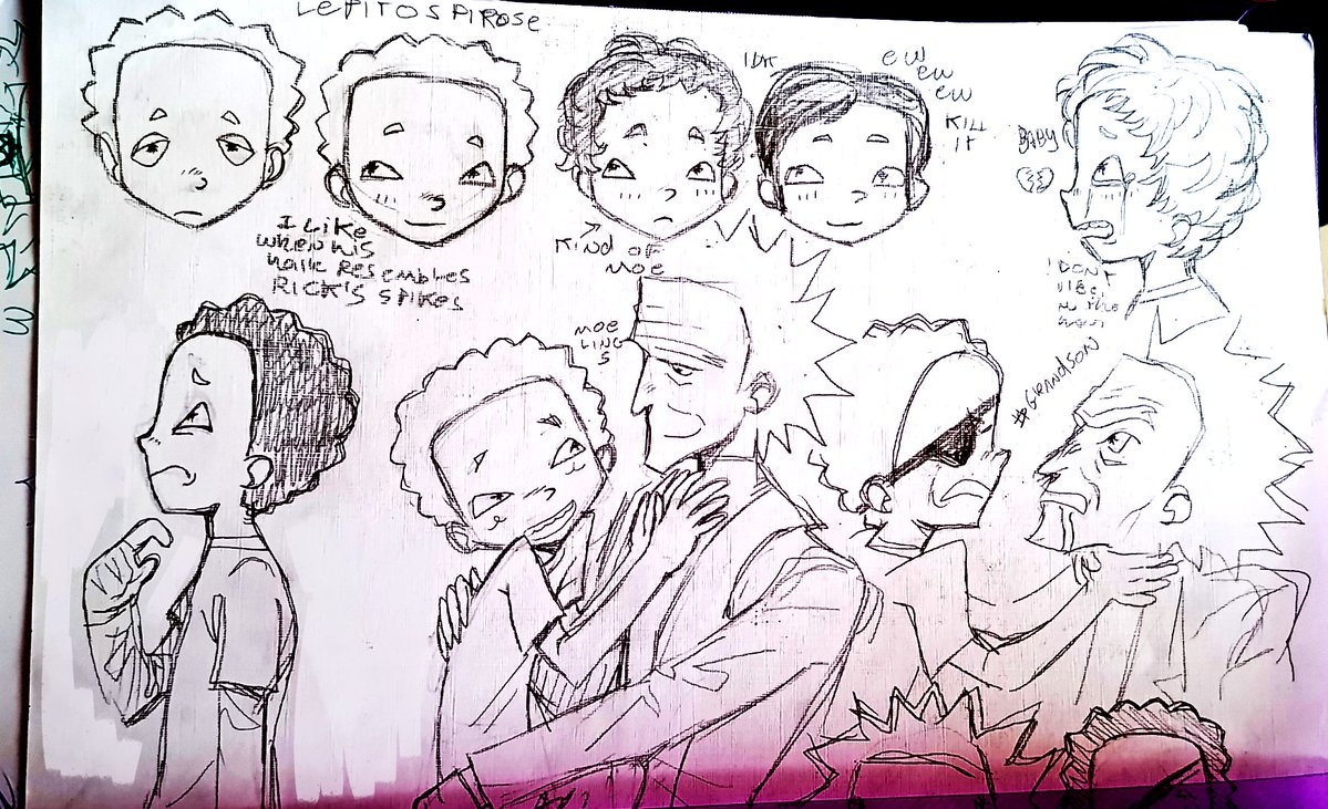 FogFungus's tweet photo. #rickandmorty 
This is from when i  was trying to figure out how i wanted to draw morty, ignore the pinkish shadow its my folder lol https://t.co/YAIbqjeiqa