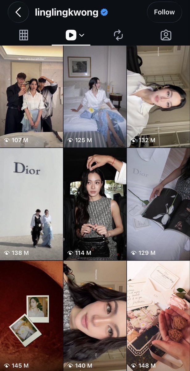 pinksbabymon's tweet photo. i knew lingling was popular and had a big fanbase but i didn’t realise she was this popular omg? the views are crazy https://t.co/WiqnycKNGh