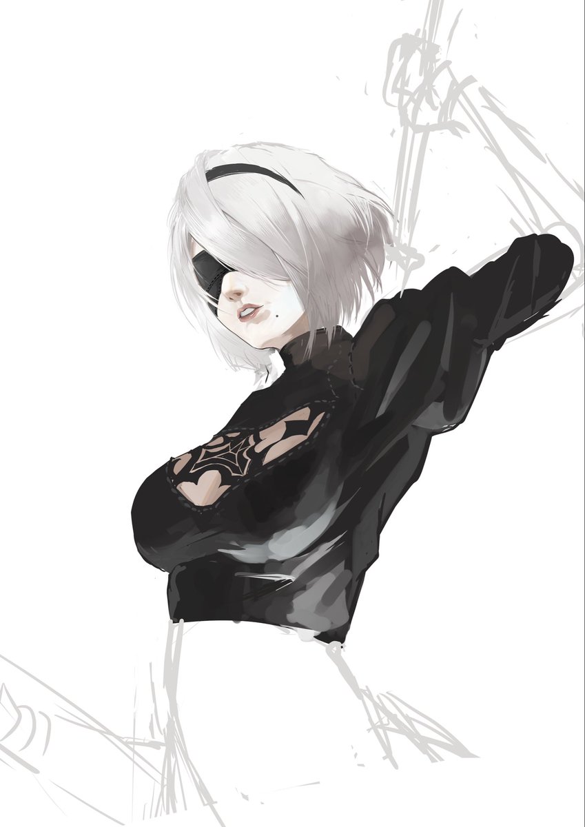 OR1012tpddtga's tweet photo. #ニーアオートマタ
#2B
途中 https://t.co/Ko6HT6fHrM