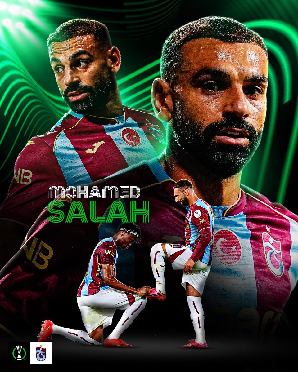 Conf_League's tweet photo. Mohamed Salah 🇪🇬👑

#UECL | @Trabzonspor https://t.co/IiFICZhzzZ
