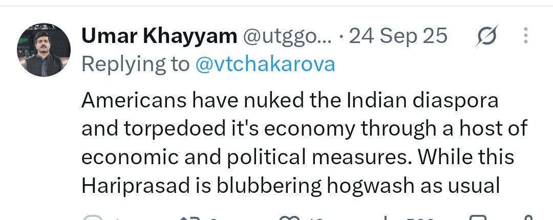 utggondal's tweet photo. Indian clout and ingress into American economy gets officially nuked by Uncle Sam. The visa suspensions, trade tarrifs, coercion over oil price and supplies are different prongs of the same strategy. Uncle Sam is tightening the screws of Narendra Modi and about to dump him! https://t.co/nT4Shw1dSP