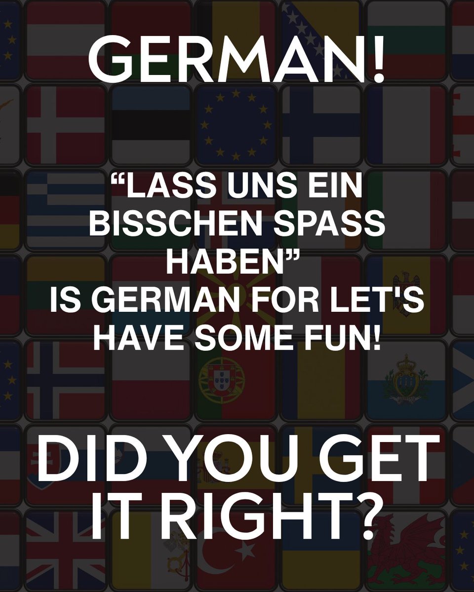 WLC_UNLV's tweet photo. 👀 CAN YOU GUESS THE LANGUAGE?

“Lass uns ein bisschen Spaß haben.”

What language is it? 🤔

Make your guess before checking the answer! 🇩🇪

#UNLVWLC #LanguageLearning #German https://t.co/WOpheoJwA3