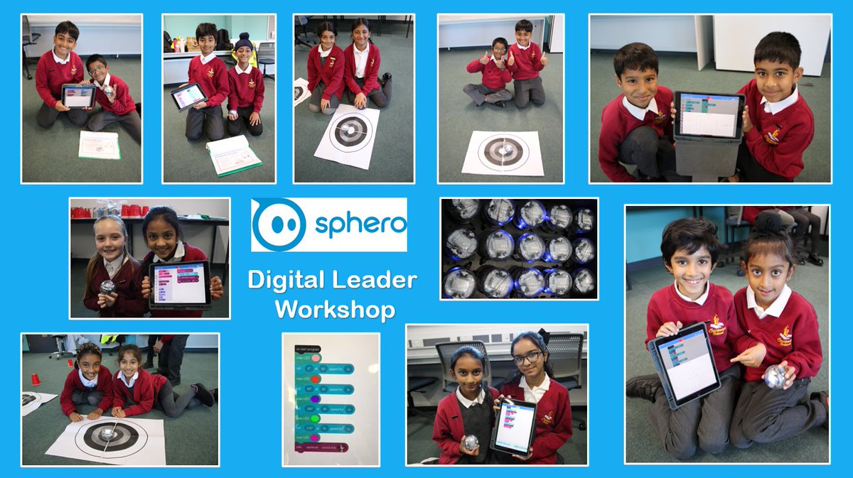 Computing_CVS's tweet photo. The Castleview Digital Leader's were treated to a fantastic coding workshop. Delivered by Mrs Jenkins at Langley Grammar's Digital School House using Sphero. #CodingJourney @SpheroEdu @DigSchoolhouse @HelloWorld_Edu https://t.co/5GKc3Roabl